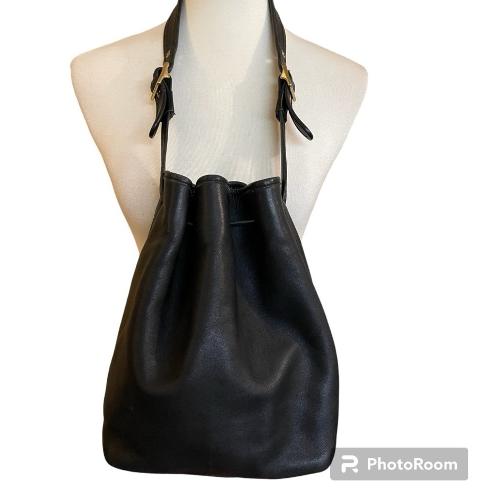 Coach Vintage 90s Legacy Leather Drawstring Handbag 9165
